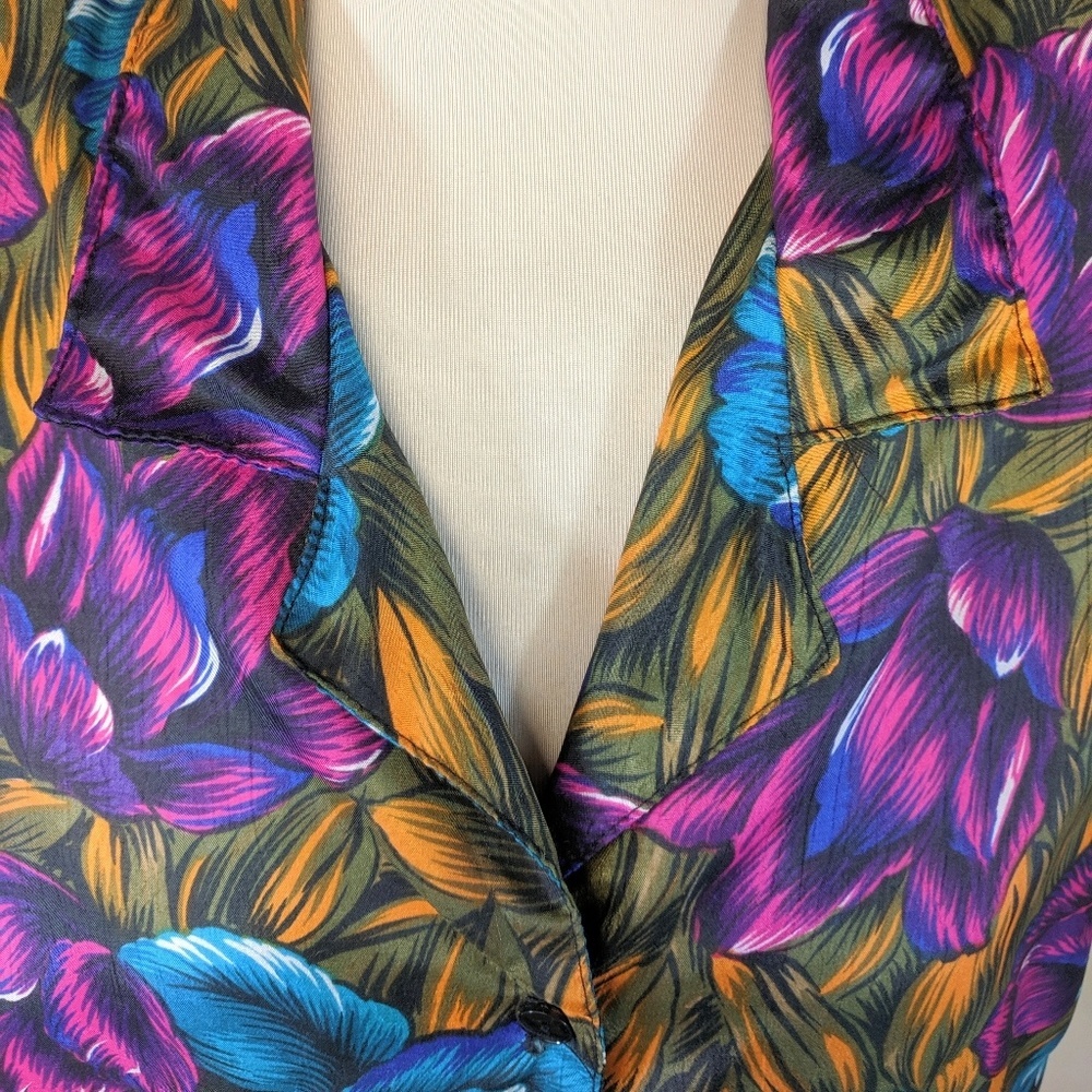 Vintage Floral Cropped Top - Picture 3 of 6